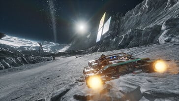 图为《STAR WARS: Galactic Racer》的一张游戏画面截图。