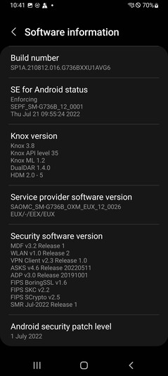 软件三星Galaxy XCover 6 Pro