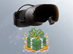 上图中，Valve Steam Frame 位于一堆现金之上