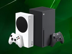 绿色背景上显示的 Xbox X 系列和 S 系列游戏机（图片来源：Xbox Wire，有编辑）