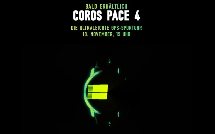 Coros Pace 4 还有一周多就要发布了。(图片来源：Coros，截图）