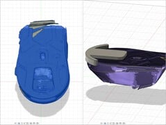 使用 Fusion 360 设计的带有定制支架的荣耀 O3 无线版扫描 3D 模型