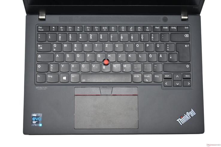 联想ThinkPad T14s G2：键盘区