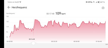 使用华为 Watch Fit 3 测量心率