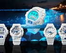 卡西欧推出 Hidden Glow v2 系列 G-Shock 手表，其蓝色磷光表盘可像海洋浮游生物一样发光。(图片来源：卡西欧）