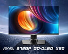 MAG 272QP X50 是微星第二款采用 500 Hz 刷新率的 QD-OLED 游戏显示器。(图片来源：微星科技，ITHome）