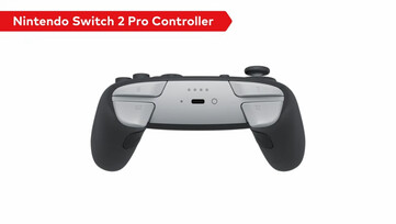 任天堂 Switch 2 Pro 控制器是黑白两色的混搭（图片来源：任天堂）