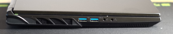 2个A型USB 3.2 Gen1，耳机输出（用于耳机的4极），2合1音频（麦克风输入或S/PDIF光纤）。