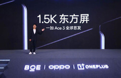 OnePlus Ace 3 将是首款采用京东方 1.5K AMOLED 面板的设备。(图片来源:OnePlus)