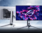 与许多同类显示器不同,华硕 ROG Swift OLED PG27AQWP-W 采用了半透明设计。(图片来源:华硕)