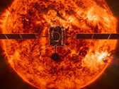 太阳轨道器航天器正在接近太阳。图：太阳轨道器探测器的概念图（图片来源：欧空局）