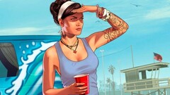 其中,泄露的《GTA 6》游戏视频显示了一位女性主角(图片:Rockstar Games)