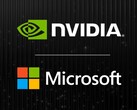 图中显示 Nvidia 和 Microsoft 徽标(图片来源:Nvidia 博客,有编辑)
