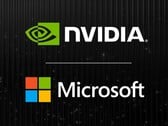 图中显示 Nvidia 和 Microsoft 徽标（图片来源：Nvidia 博客，有编辑）