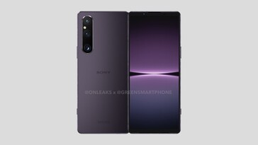 Xperia 1 V（图片来源：GreenSmartphones/@OnLeaks）。