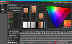 校准前的ColorChecker