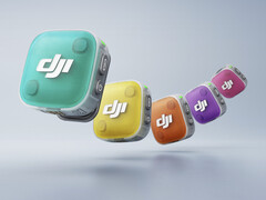 DJI 最新发布的麦克风可通过各种磁性前面板进行定制。