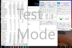 Stress test Prime95+FurMark: 1,3 GHz constant