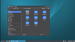 Artix Linux 桌面(图片来源:GeeksforGeeks)
