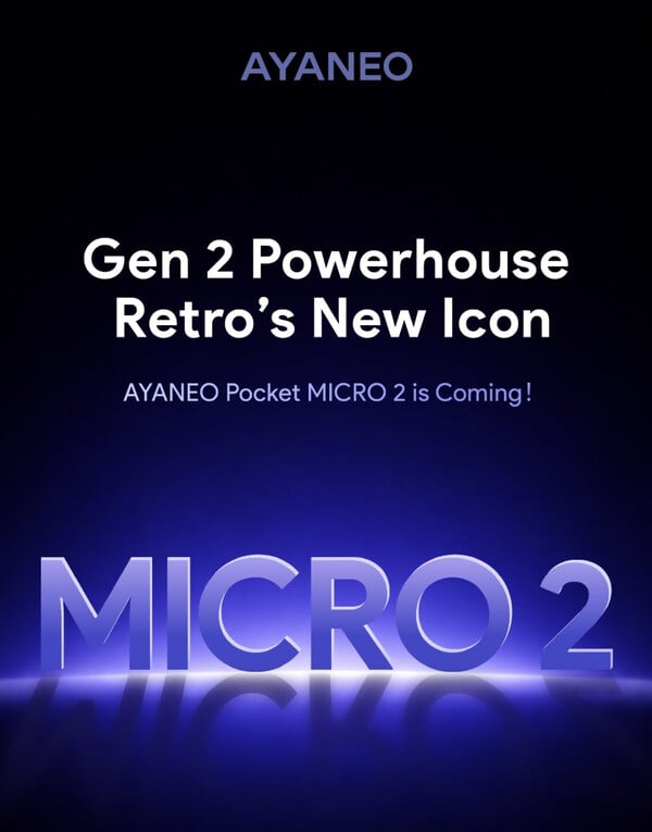 Ayaneo 预告了 Pocket Micro 2 横屏手持设备。