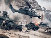 战地 6》(Battlefield 6)截图中的军车和武装小兵将成为该系列游戏的强势回归。(图片来源:DICE)