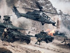 战地 6》（Battlefield 6）截图中的军车和武装小兵将成为该系列游戏的强势回归。(图片来源：DICE） 