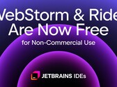 JetBrains 的 WebStorm 和 Rider 可供非商业用途下载。(图片来源：JetBrains）