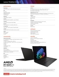 联想 ThinkPad L16 Gen 3 AMD 规格。