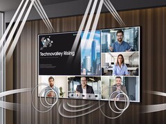 QH115FX:专为专业人士设计的超大迷你 LED 屏幕。(图片来源:三星)