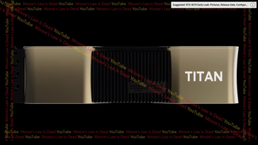 Nvidia Titan Ada渲染图（图片来自摩尔定律已死）。