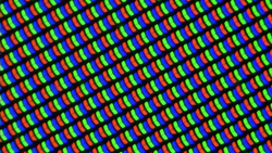 传统 RGB 矩阵中子像素的表示方法