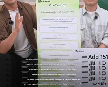 OnePlus 15T 发布会现场截图（机译）