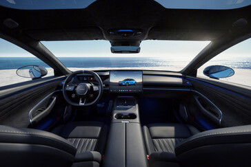 采用全新卡普里蓝配色的小米 SU7 (2026):这款电动运动轿车不仅仅是小改款。(图片来源:小米)