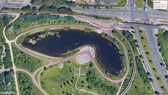 全球导航卫星系统测试路线：湖泊回路