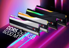 现在 AMD 的 AM5 移动硬盘可支持 DDR5-8200。(图片来源：G.Skill）