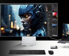 LG UltraFine 6K 32U990A 采用几乎无边框的面板和时尚的外壳。(图片来源：LG）