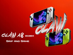 微星为 Claw A8 提供两种首发颜色，均配备 24GB 内存和 Ryzen Z2 Extreme APU。(图片来源：微星）