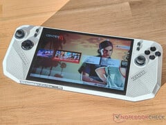 微星Claw A8售价1149美元。图：游戏掌机正面图。(图片来源：Notebookcheck）