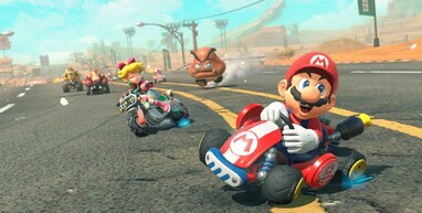 任天堂 Switch 2 上的《马里奥卡丁车世界》（图片来源：任天堂美国公司）