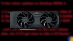 AMD Radeon RX 7700 XT 配备 12GB GDDR6 VRAM 和 54 个计算单元。(来源：AMD/摩尔定律已死-编辑）