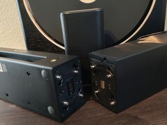 音响由三个独立部分组成，不能单独使用