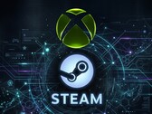 显示 Xbox 和 Steam 徽标