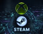 显示 Xbox 和 Steam 徽标