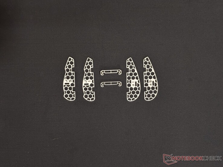 套件中包括所有六个垫片。