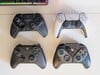 Victrix Pro BFG Reloaded（左上）、DualSense（右上）、Xbox 无线控制器（左下）、Turtle Beach Stealth Pivot（右下）