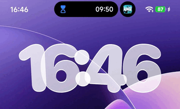 HyperIsland 同时显示两个实时操作:计时器和音乐播放器。(图片来源:u/Square-Opportunity48 via Reddit)