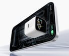 该电源适配器具有60W的“性能”模式。图为：一款快充充电器与iPhone的宣传渲染图。