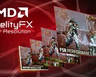 AMD 计划在初秋（秋季）向首批支持的游戏推出 FidelityFX Super Resolution 3。(图片来源：AMD）