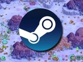 一张展示 Steam 标志和游戏 Iron Marines（目前正在促销）的图片。