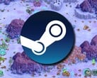一张展示 Steam 标志和游戏 Iron Marines(目前正在促销)的图片。